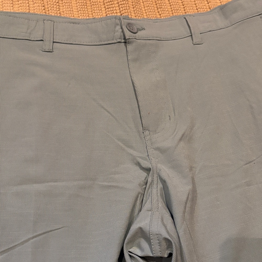 Shorts walk mens new waist 44” George at the knee light green polyester cotton